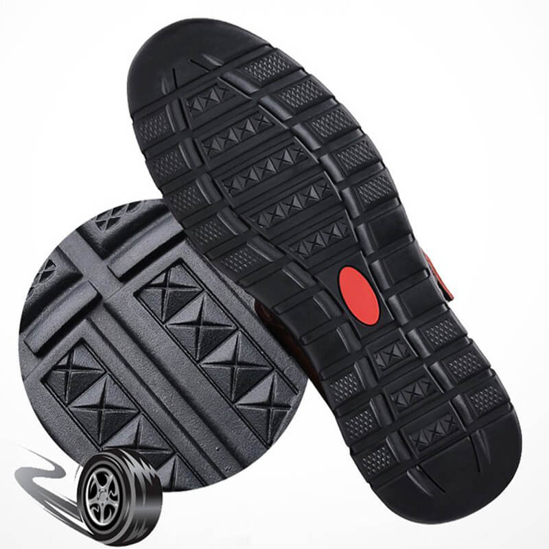 Modische PU-Ledersandalen mit Löchern