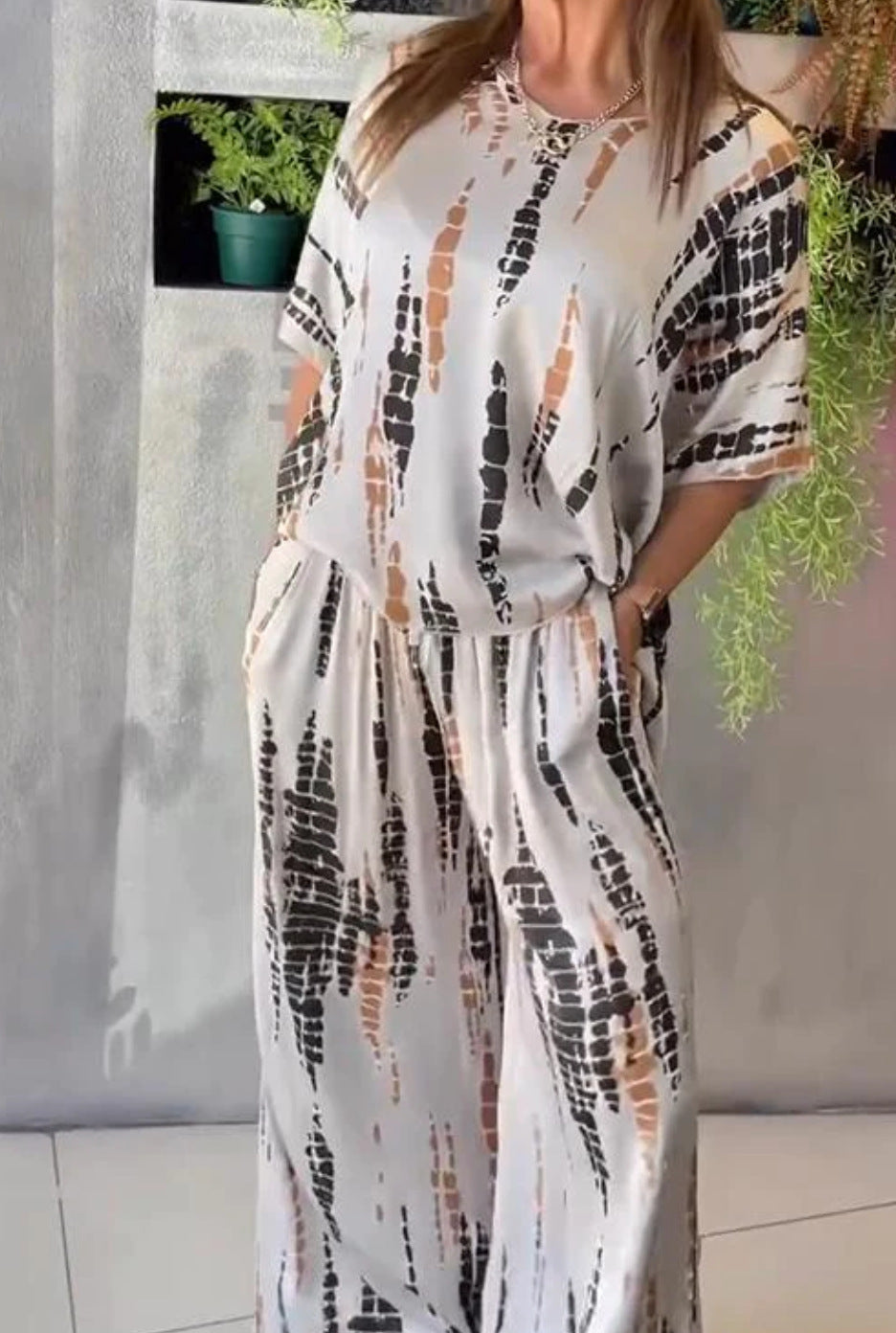 🎁Nuevo conjunto holgado de dos piezas de moda 2025