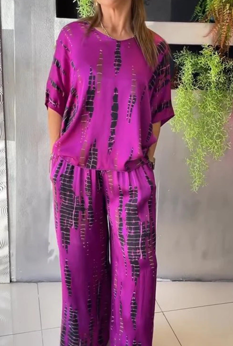 🎁Nuevo conjunto holgado de dos piezas de moda 2025
