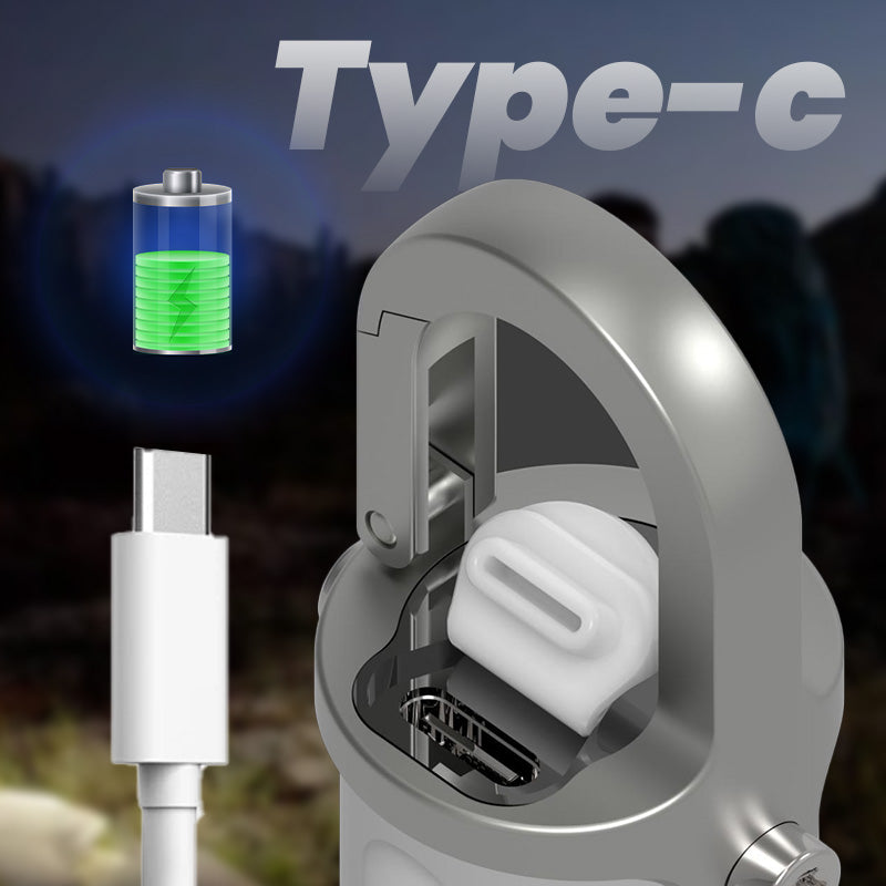 🔥Venta caliente🔥Mini linterna llavero superbrillante de 1200 lm, resistente al agua