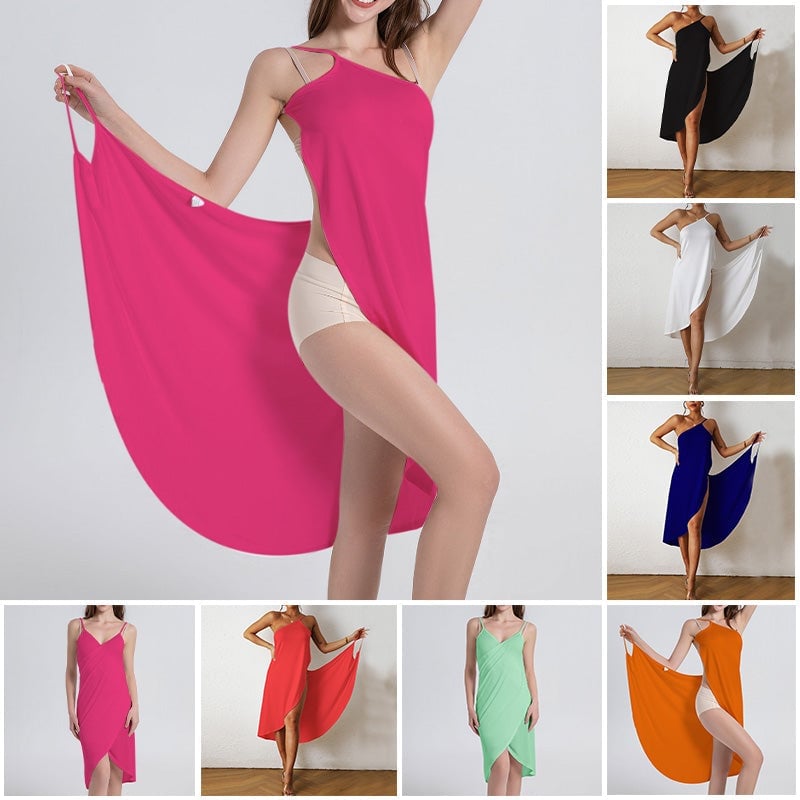 🔥Último día de la promoción con 50% de descuento😲🌊Vestido cruzado de playa para mujer