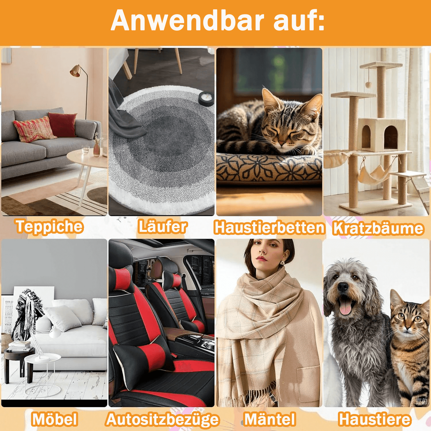 🔥Letzter Tag🐶🐱Antistatische Handschuhe zum Entfernen von Tierhaaren