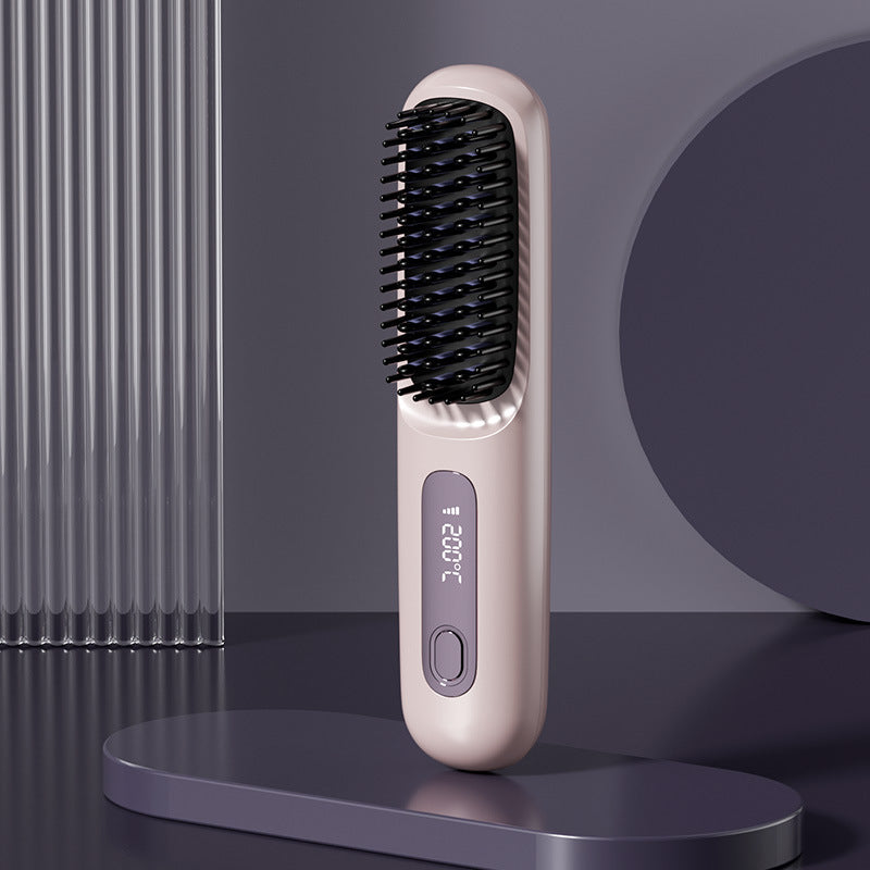 ✨Letzter Tag Sonderpreis €29.99!!💥Kabelloser Keramik-Heiz-Haarglättungskamm💇♀️