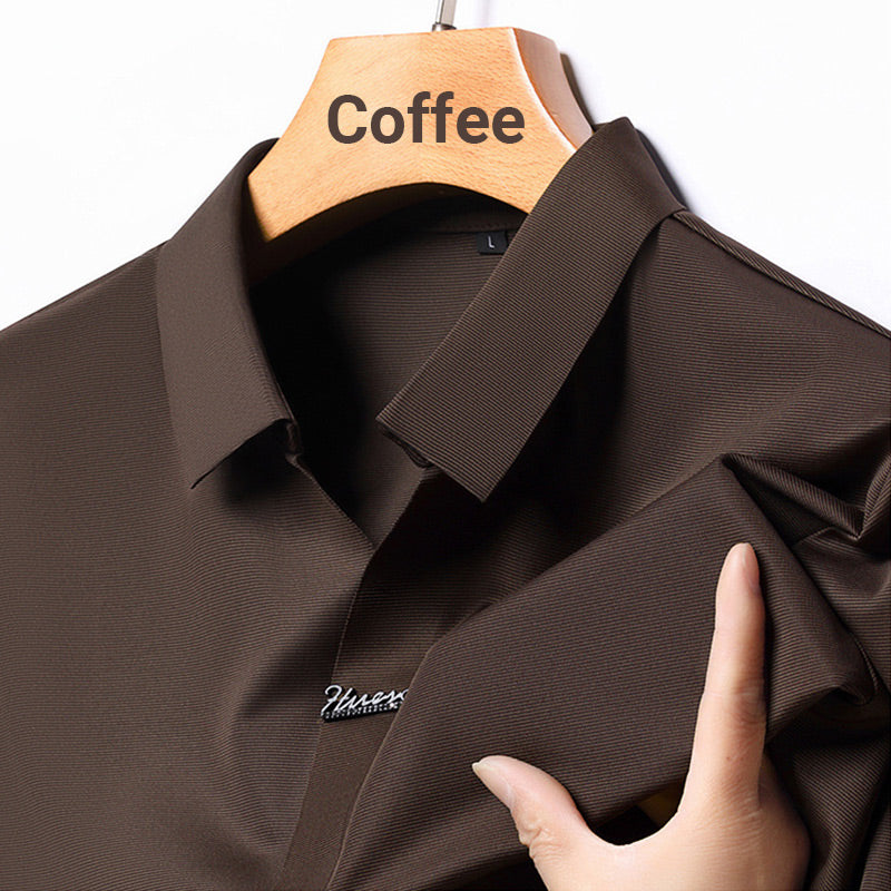 🎁Hot Sale 46% OFF⏳Men's Casual Revers Atmungsaktiv Knitterfrei T-shirt