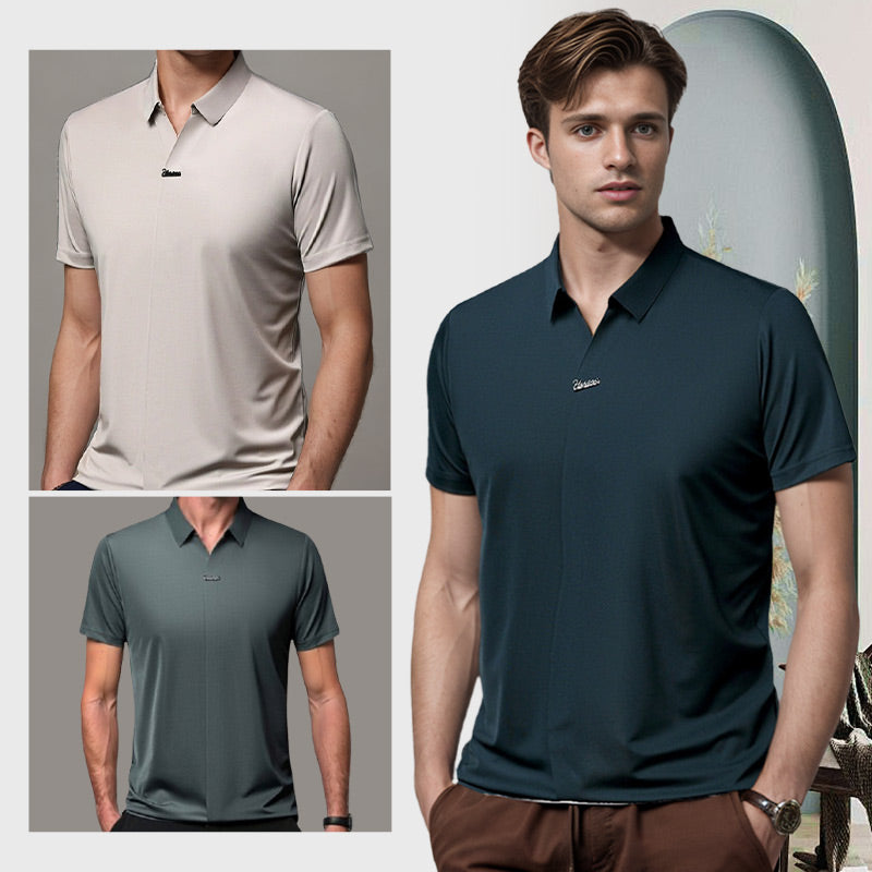 🎁Hot Sale 46% OFF⏳Men's Casual Revers Atmungsaktiv Knitterfrei T-shirt