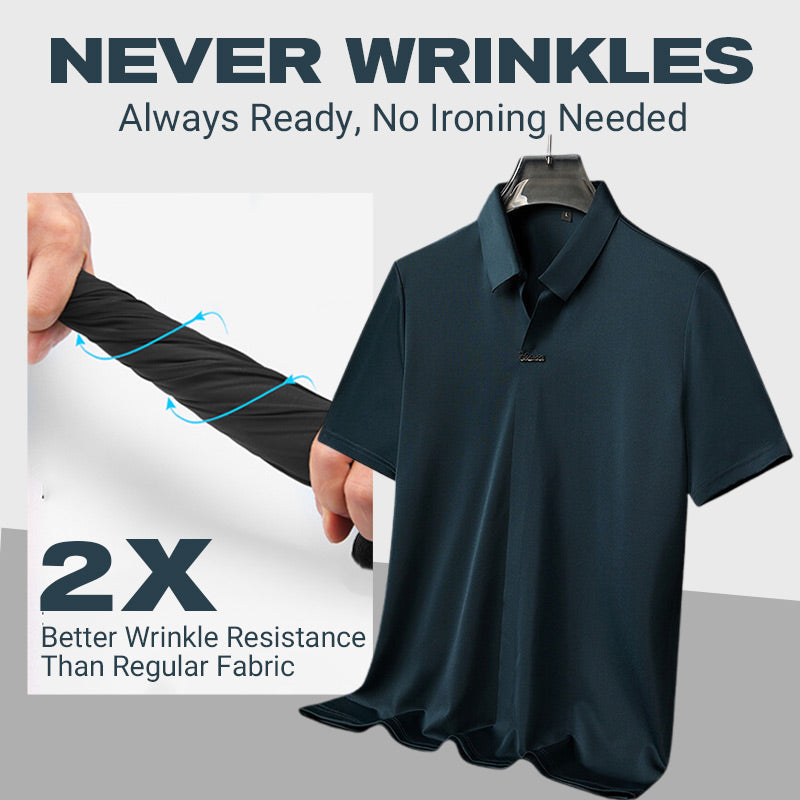🎁Hot Sale 46% OFF⏳Men's Casual Revers Atmungsaktiv Knitterfrei T-shirt
