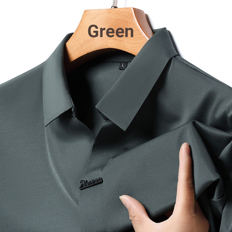 🎁Hot Sale 46% OFF⏳Men's Casual Revers Atmungsaktiv Knitterfrei T-shirt