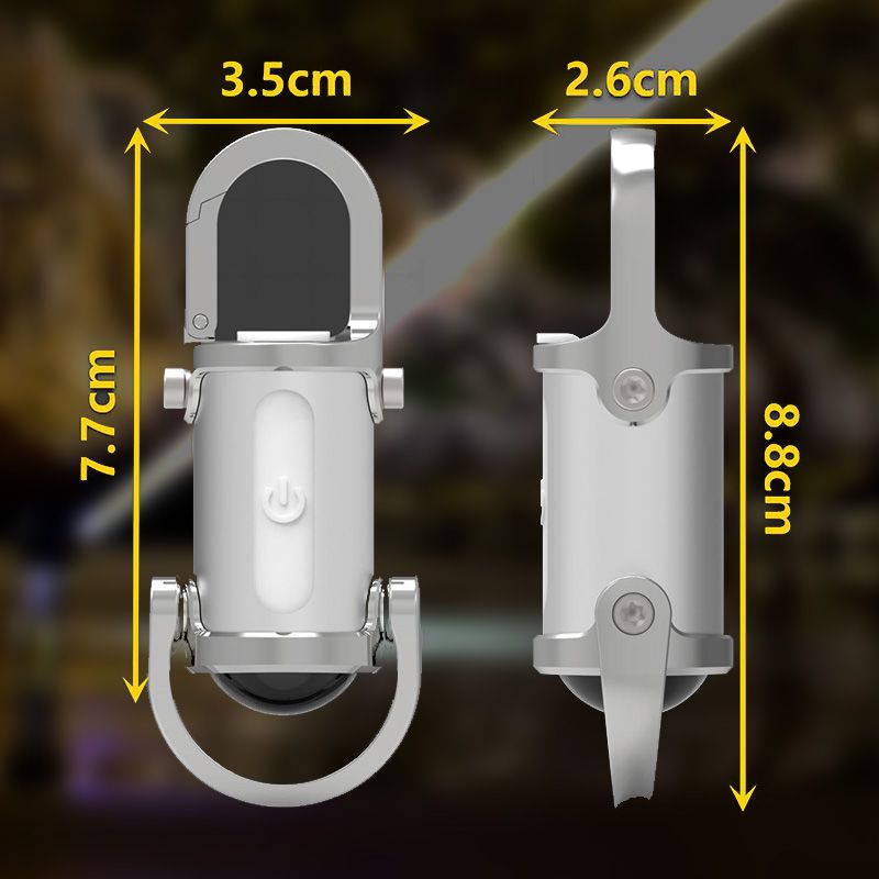 🔥Venta caliente🔥Mini linterna llavero superbrillante de 1200 lm, resistente al agua