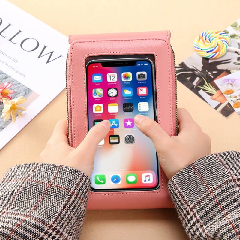 LETZTER TAG AKTION-KAUF 1 ERHALTE 1 GRATIS✨Touchscreen-Messengertasche für Damen – Handy-Ladefach, Diebstahlsicher & Wasserdicht ✨