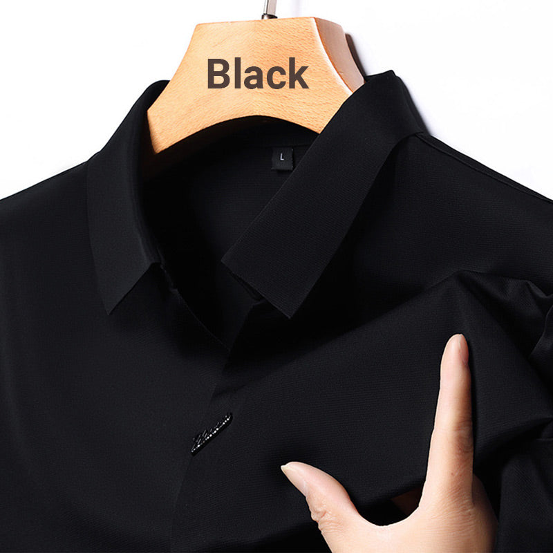🎁Hot Sale 46% OFF⏳Men's Casual Revers Atmungsaktiv Knitterfrei T-shirt