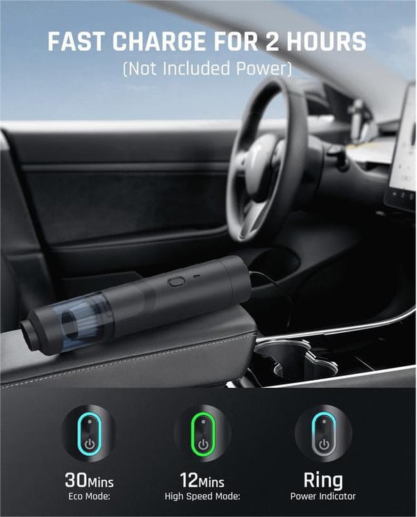 💥LETZTER TAG DES AUSVERKAUFS 50 % RABATT💥🚗🍃Slim V8 Mate Akku-Autostaubsauger mit hoher Leistung 12000 Pa/30 AW