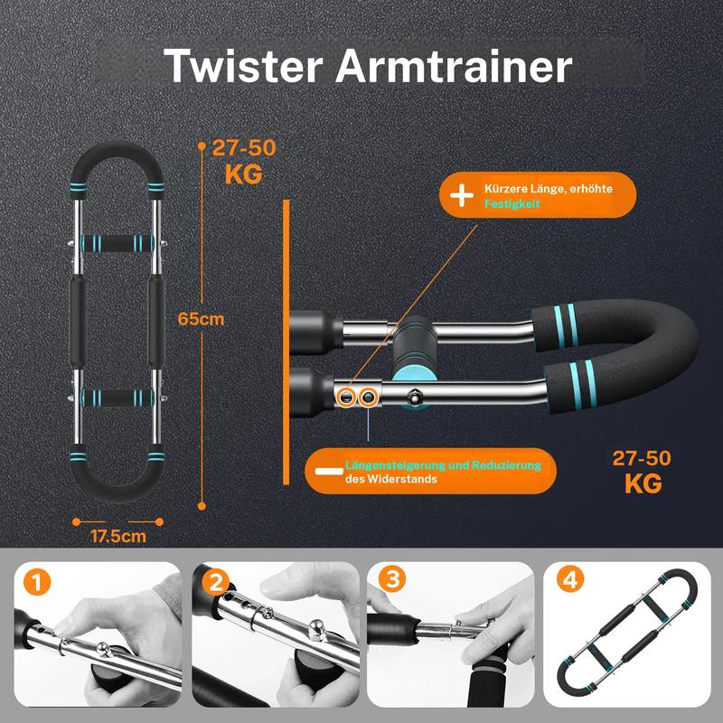 đ˘đ˘50 % RABATT! Verstellbare Hantelstange 60â110 lbs â Tragbarer Arm- und Brusttrainer, das ultimative Fitnessgerät fĂźr zu Hause! â¨đĽ