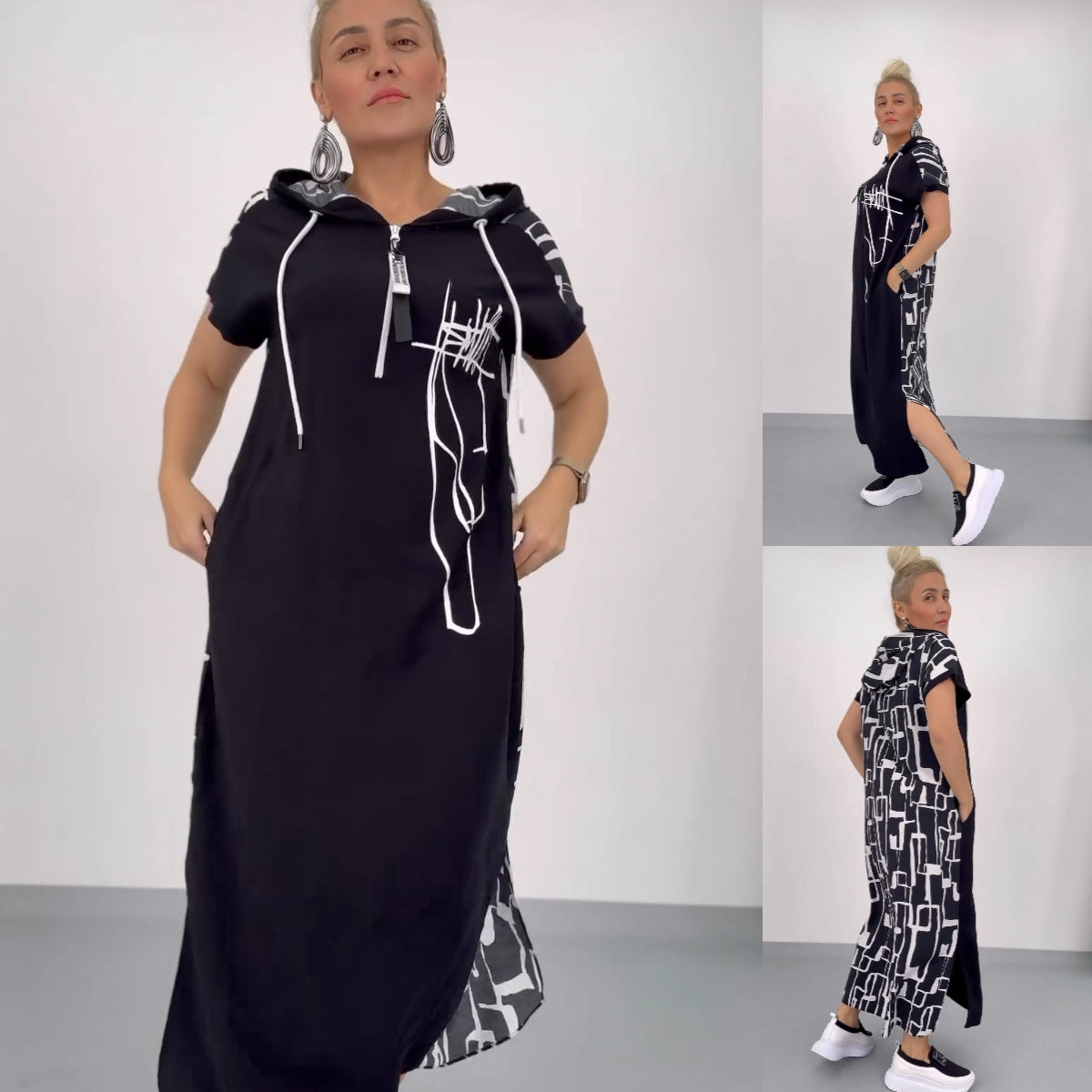 Langes stilvolles Kleid