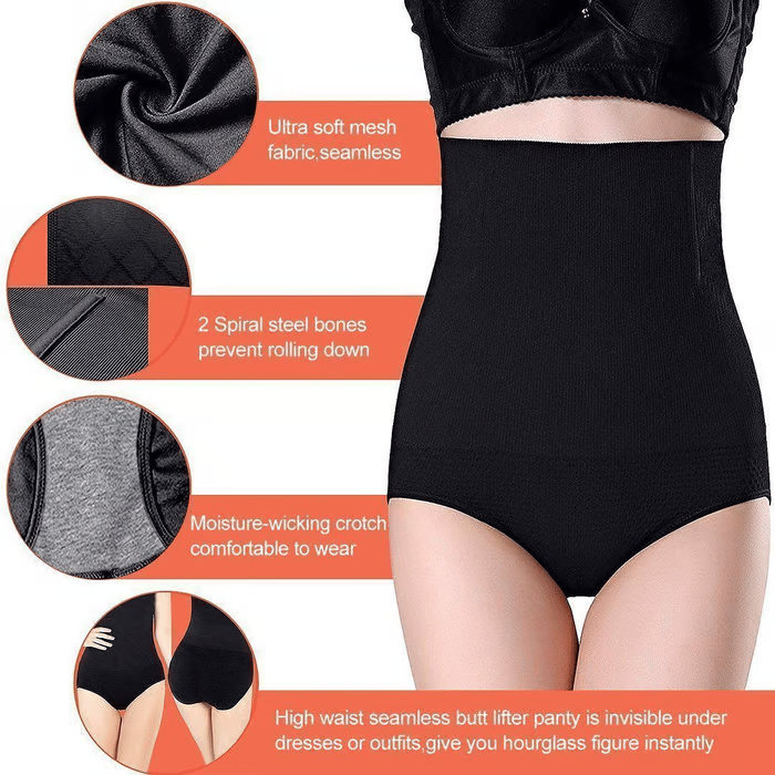 🔥Kaufen Sie 1 und erhalten Sie 1 gratis🔥Bauchfreie Shapewear-Höschen mit hoher Taille