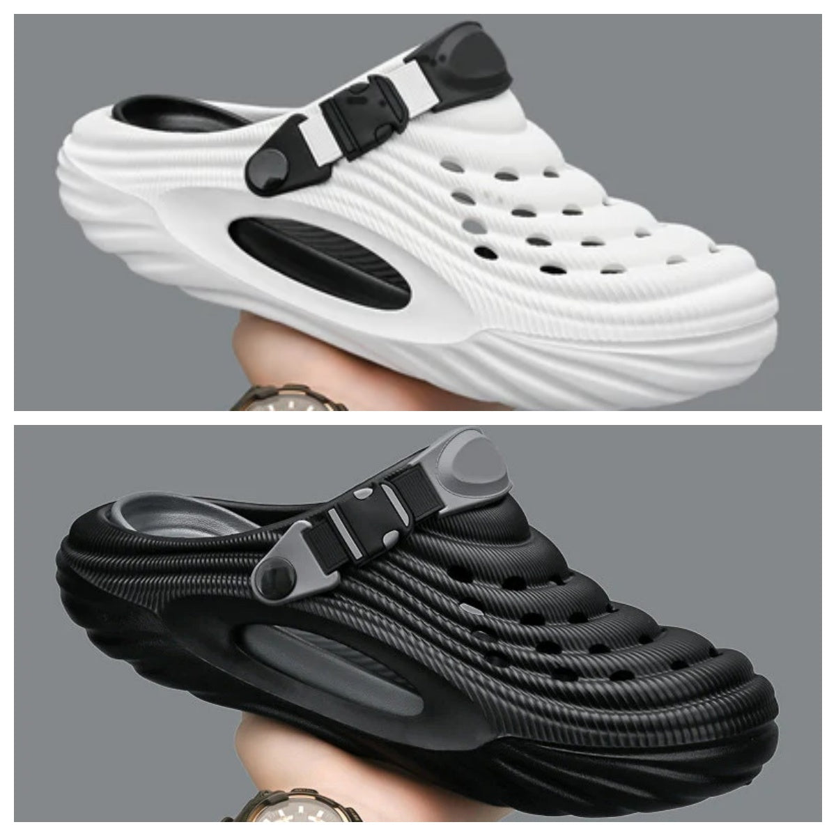 Atmungsaktive Slip-On-Sandalen für Herren👣Zwei Arten, ein Paar Schuhe zu tragen👣