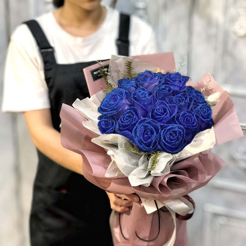 💕Glitter Everlasting Rose Bouquet💕