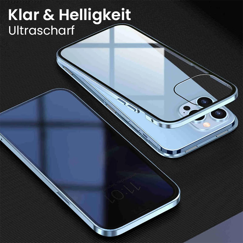 📱 50% RABATT JETZT! ✨Magnetische doppelseitige Telefonhülle aus gehärtetem Glas mit Anti-Peeping-Effekt für die iPhone-Serie 11-16