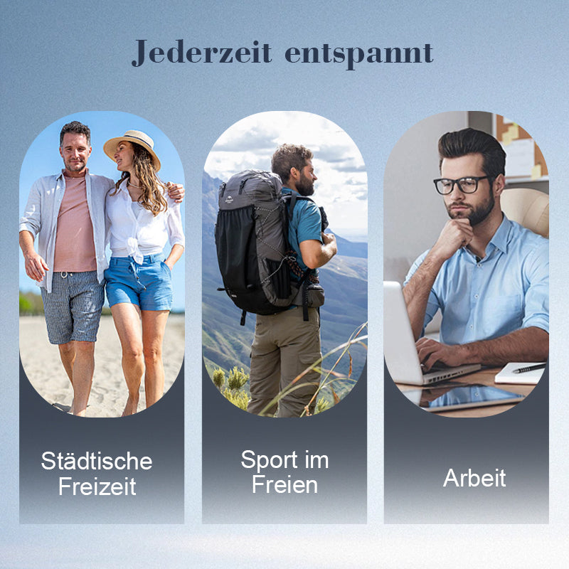 🔥Heute 50% Rabatt🔥Business-Hemd mit kurzen Ärmeln und Knopfleiste für Herren