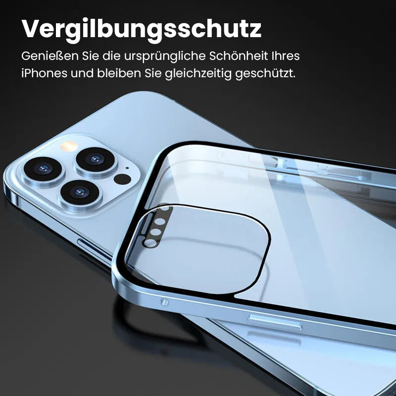 📱 50% RABATT JETZT! ✨Magnetische doppelseitige Telefonhülle aus gehärtetem Glas mit Anti-Peeping-Effekt für die iPhone-Serie 11-16