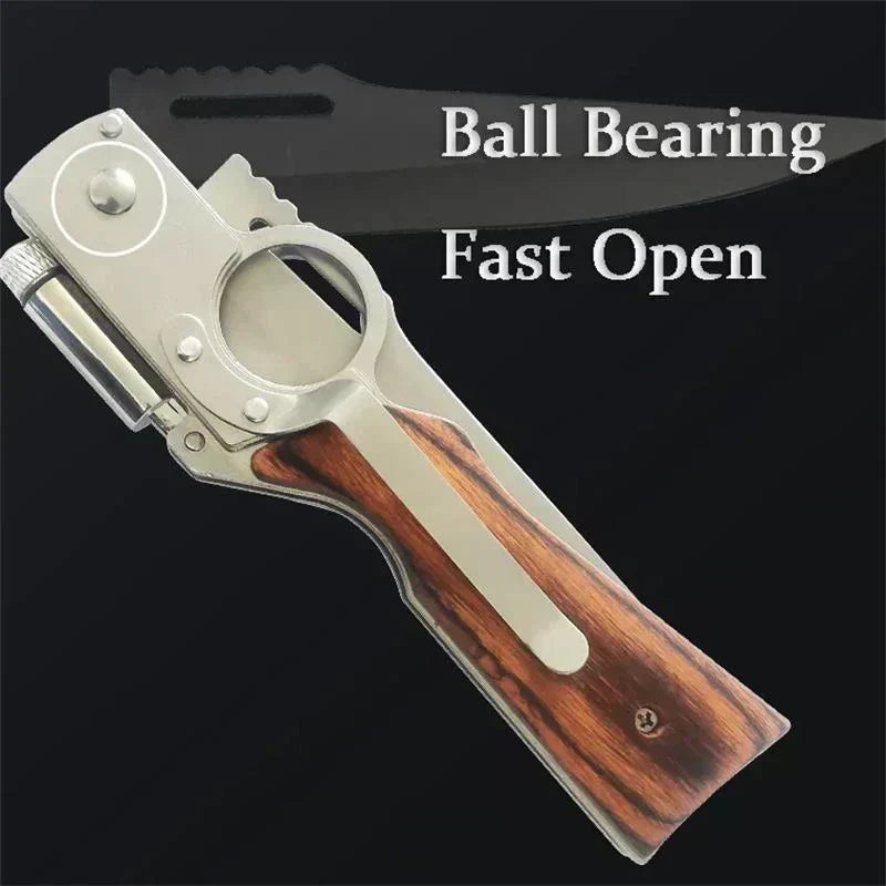 Multifunktionales AK47-Taschenmesser für Outdoor-Abenteuer und Selbstverteidigung