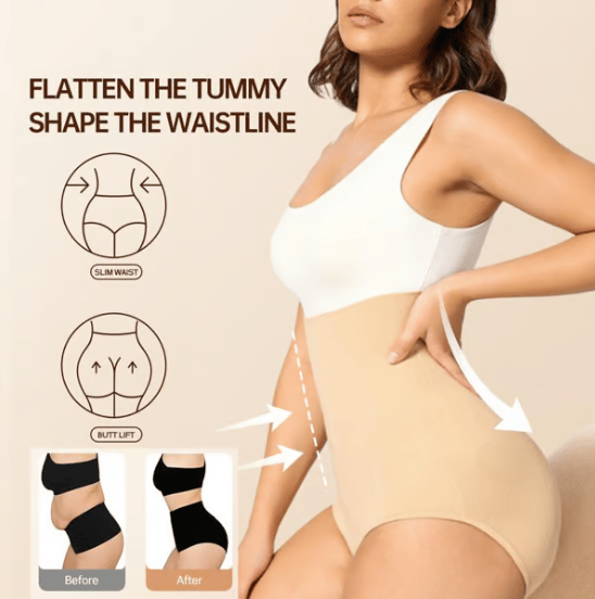 🔥Kaufen Sie 1 und erhalten Sie 1 gratis🔥Bauchfreie Shapewear-Höschen mit hoher Taille