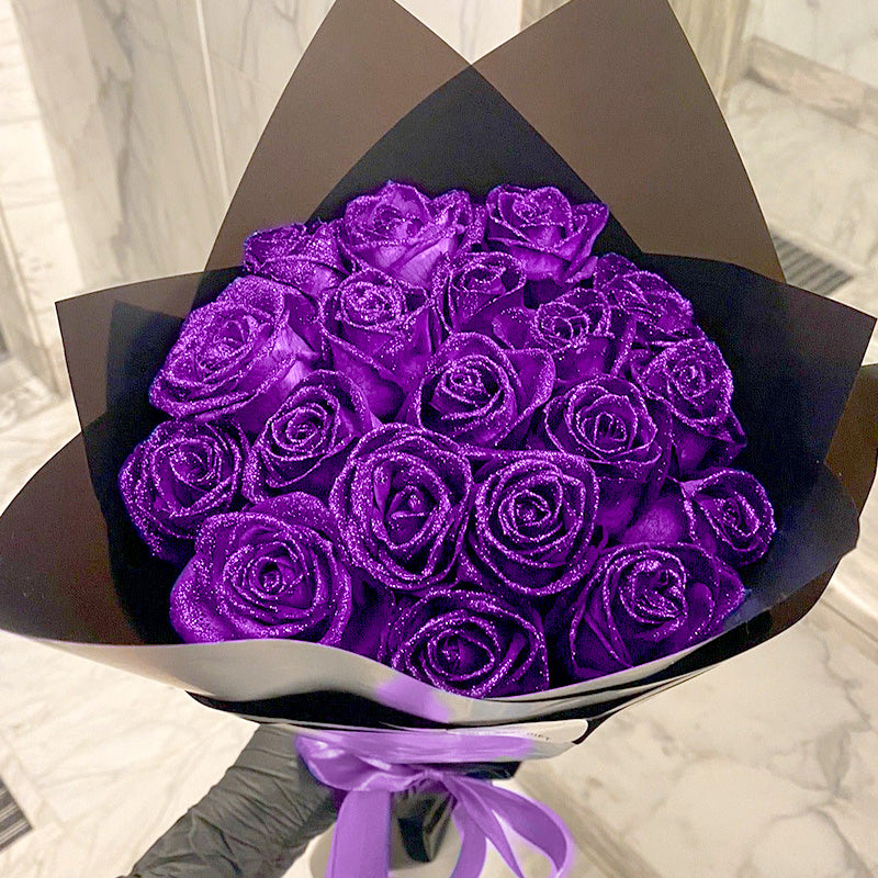 💕Glitter Everlasting Rose Bouquet💕