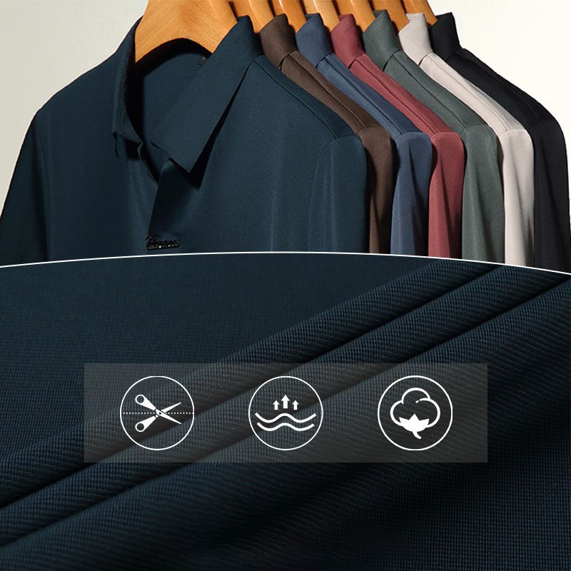 🎁Hot Sale 46% OFF⏳Men's Casual Revers Atmungsaktiv Knitterfrei T-shirt