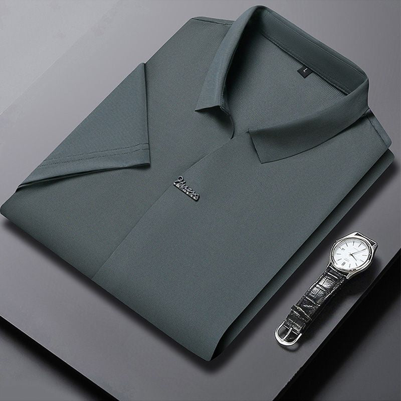 🎁Hot Sale 46% OFF⏳Men's Casual Revers Atmungsaktiv Knitterfrei T-shirt