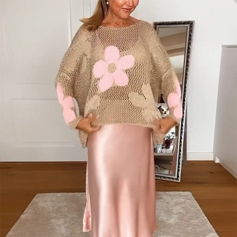 🌼49% Rabatt👚 Damen Sommerpullover mit Hohlsaum