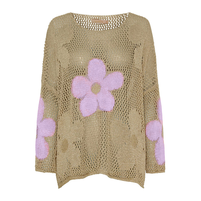 🌼49% Rabatt👚 Damen Sommerpullover mit Hohlsaum