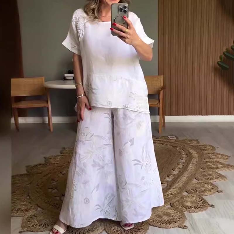 💃Seasonal Specials💃Women's Floral Print Casual 2-Piece Set