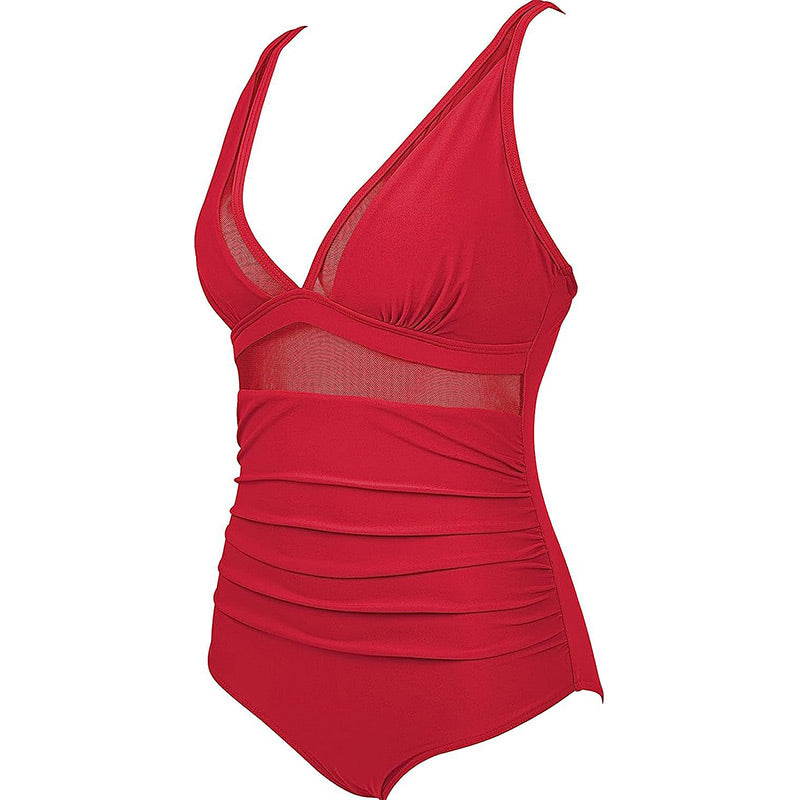 ⏳Descuento del 50% por tiempo limitado💥👙Traje de baño de malla con control de abdomen🏝️