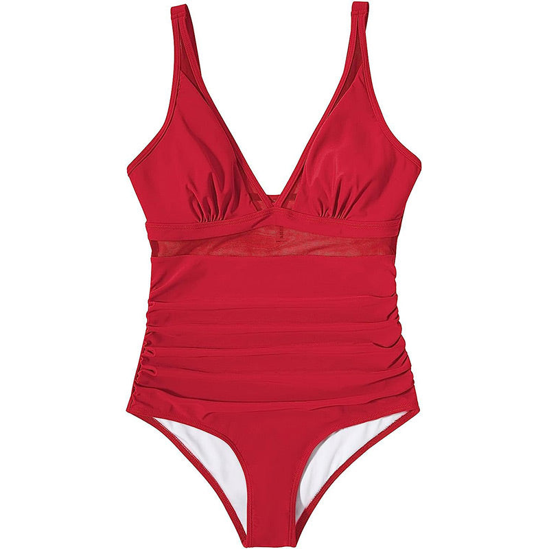 ⏳Descuento del 50% por tiempo limitado💥👙Traje de baño de malla con control de abdomen🏝️