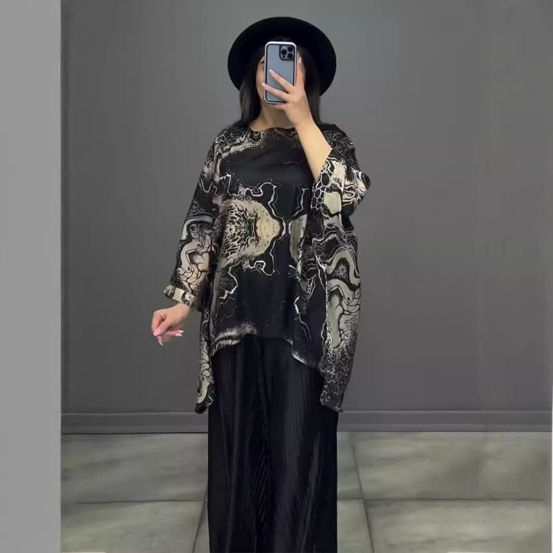 63%Rabatte 💥Modisches, fließendes, lockeres 2-teiliges Set für Damen