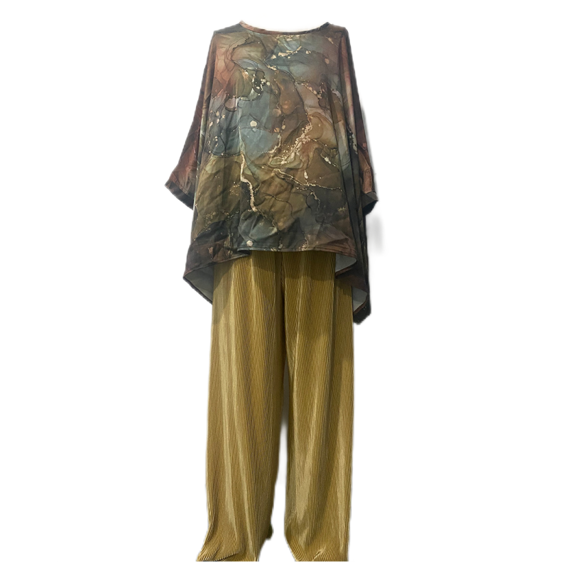 63%Rabatte 💥Modisches, fließendes, lockeres 2-teiliges Set für Damen