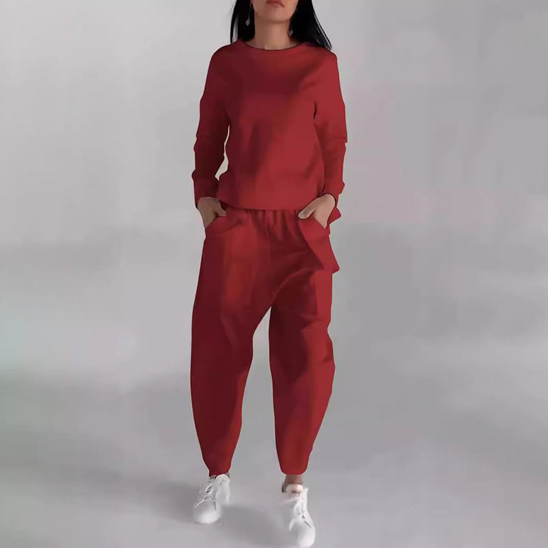 Traje deportivo-casual para mujer con muchos bolsillos.💖