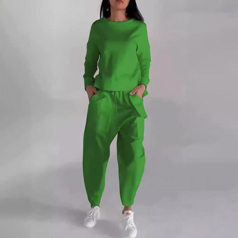 Traje deportivo-casual para mujer con muchos bolsillos.💖