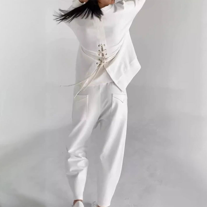 Traje deportivo-casual para mujer con muchos bolsillos.💖
