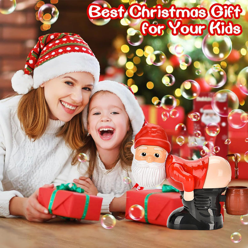 🎅 XMAS Angebote-50%Rabatt 🎄Ideales Geschenk - Lustige Weihnachtsmann Seifenblasenmaschine