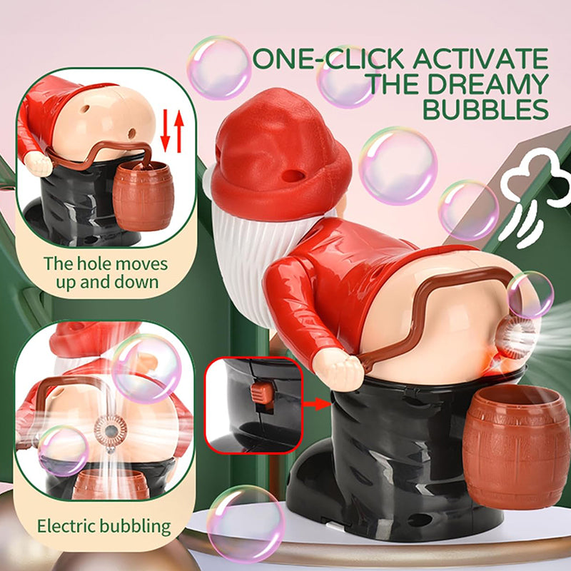 🎅 XMAS Angebote-50%Rabatt 🎄Ideales Geschenk - Lustige Weihnachtsmann Seifenblasenmaschine
