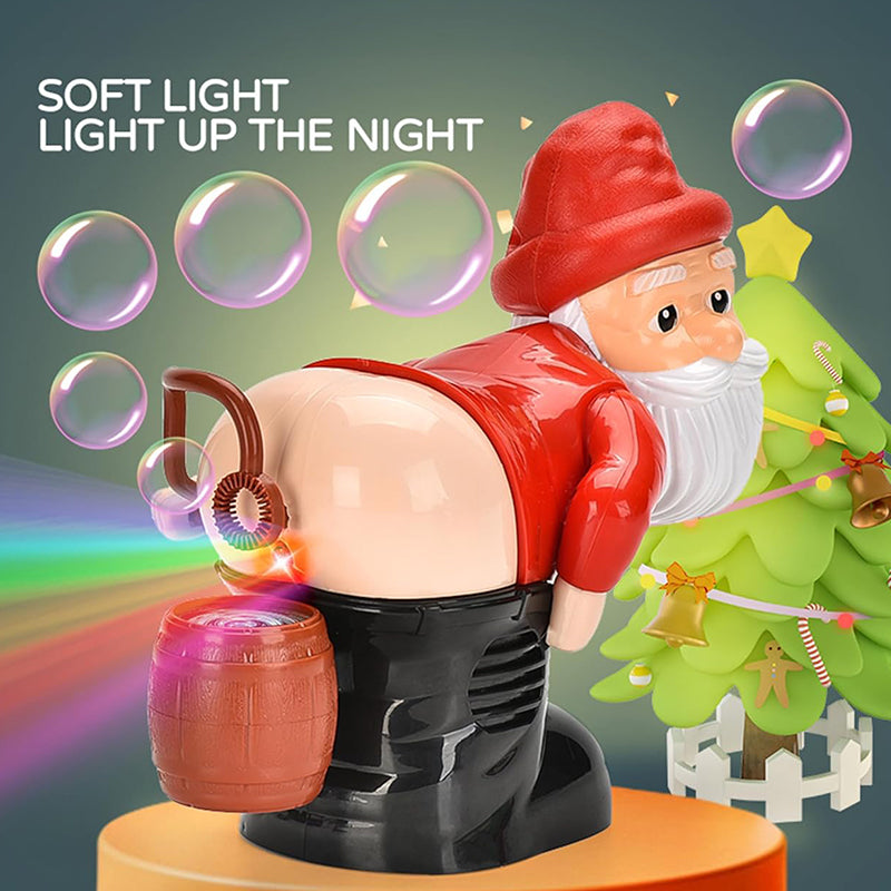 🎅 XMAS Angebote-50%Rabatt 🎄Ideales Geschenk - Lustige Weihnachtsmann Seifenblasenmaschine