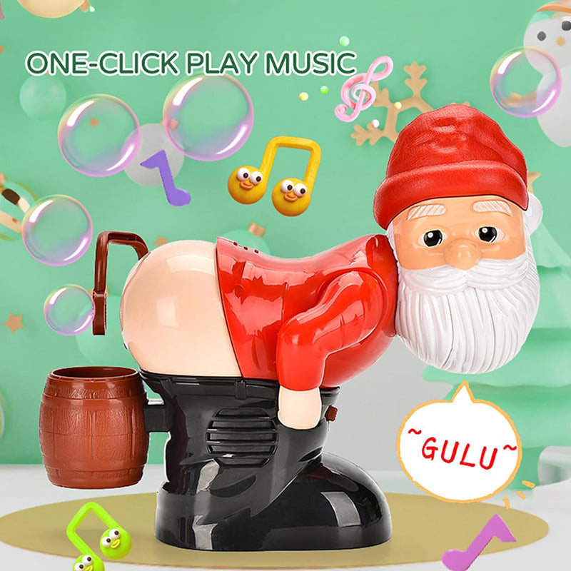 🎅 XMAS Angebote-50%Rabatt 🎄Ideales Geschenk - Lustige Weihnachtsmann Seifenblasenmaschine