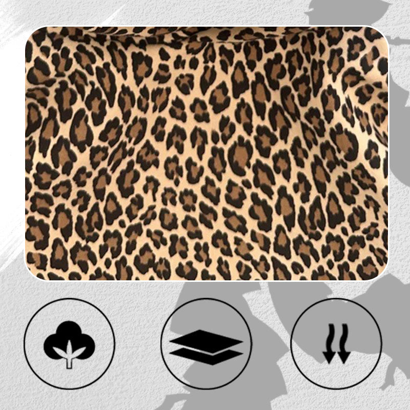 Damen-Outfit mit Leopardenmuster