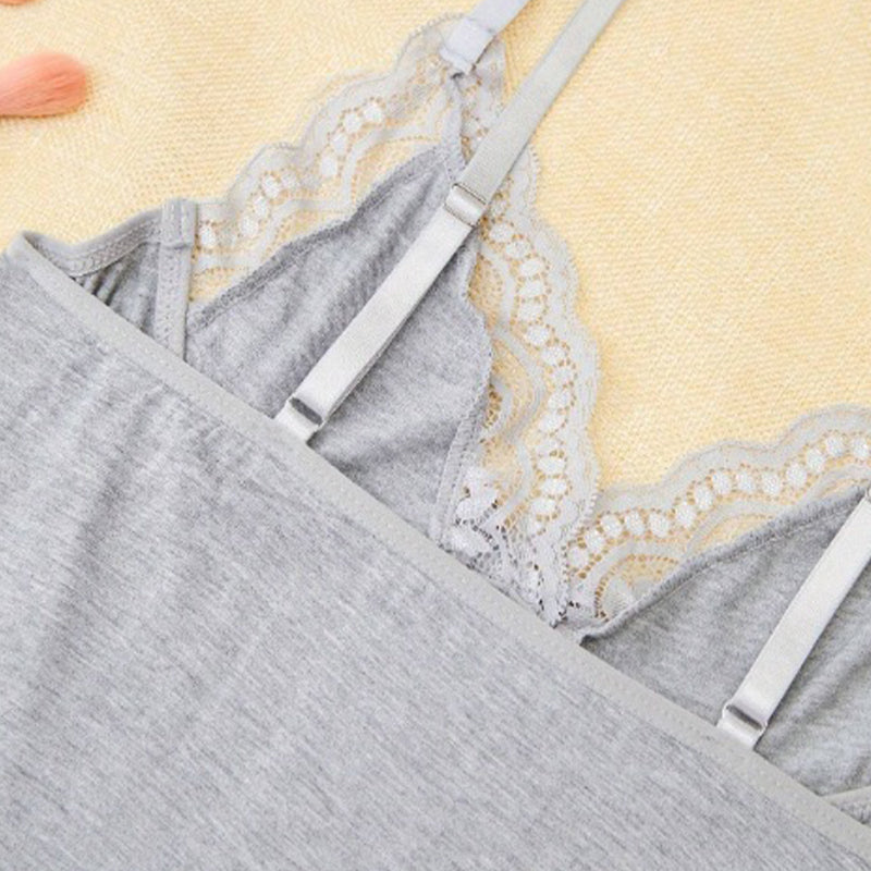 💖Bestseller 50% de DESCUENTO💖Camisón sexy con ribete de encaje, abertura y lazo para mujer.