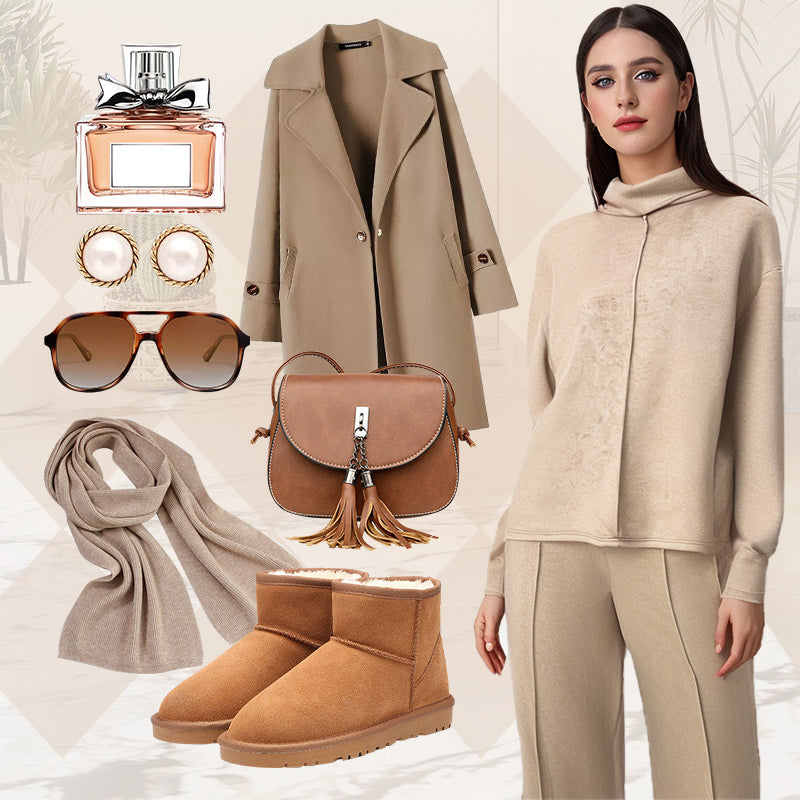 🎁Kostenlose Lieferung🔥Lockeres Strick-2-Teiler-Set für Frauen in Freizeitstyle