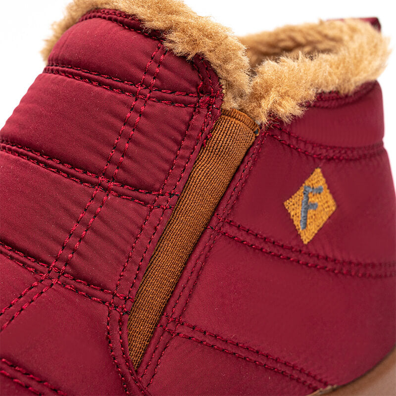 Warme dicke Winterstiefel für Damen mit Kunstfellfutter