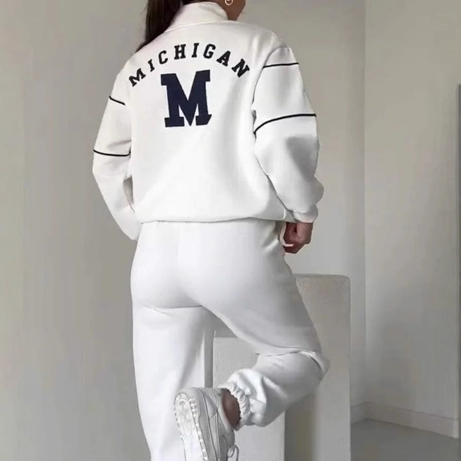 ❤️Räumungsverkauf❤️Lässiges Sweatshirt 2-teiliges Set mit Linie
