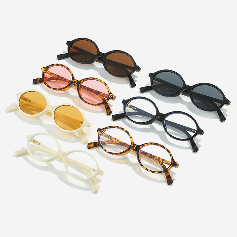 đ
Weihnachtsvorverkauf đ Stilvolle kleine ovale Rahmen Sonnenbrille