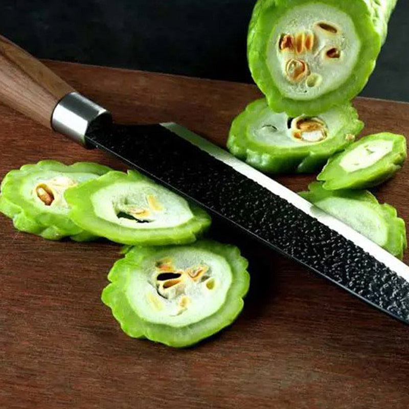 Juego de cuchillos de cocina profesional hecho de acero inoxidable
