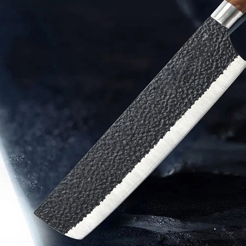 Juego de cuchillos de cocina profesional hecho de acero inoxidable